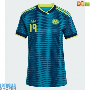 Billiga Colombia Rafael Santos Borre #19 Bortatröja Dam VM 2026 Kortärmad